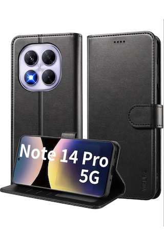 Xiaomi Redmi Note 14 Pro 5g Kılıf Kapaklı Kartvizit Cüzdanlı