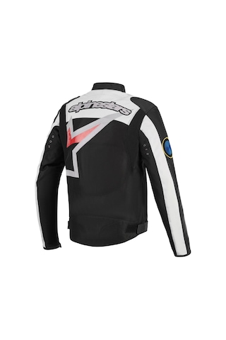 Alpinestars Axton Korumalı Motosiklet Montu Siyah Beyaz