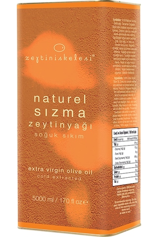 Zeytin İskelesi Natürel Sızma Zeytinyağı Teneke 5 L