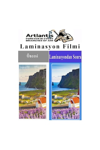 Artlantis Laminasyon Filmi Parlak A5 100 Lü 1 Paket 125 Mikron Laminasyon Kaplama Pvc Kaplama Poşeti 100 Adet