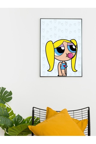Powerpuff Girls Tasarımlı 24 33 Cm 350 Gr. Kuşe Kağıt Poster Pyt1