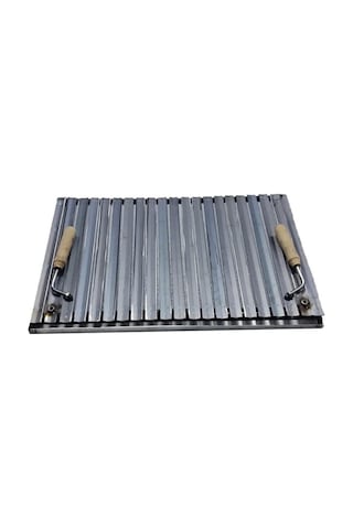 40X50 Oluklu Lama Izgara Barbekü Şömine Mangal Seyyar Kullanım