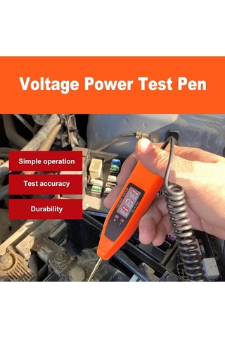 Elektrikçi Araçları, 5-32v Voltaj Test Cihazı Lcd Dijital Ekran Elektrik Devresi Test Cihazı Voltaj Güç Test Kale