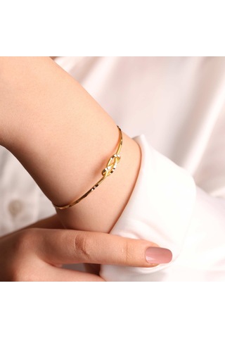 10 Gr 22 Ayar İşçiliksiz Aşk Düğüm Baget Bilezik