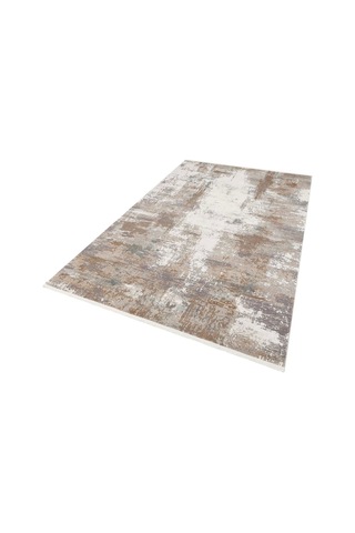 Hoom Rugs Franko Fs 05 Stone Viskon & Akrilik Yüksek Dokulu Modern Salon Halısı Taş