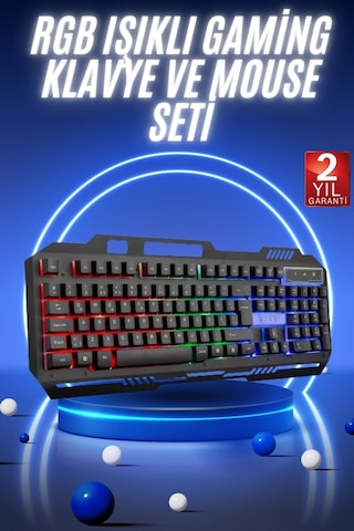 Gaming Klavyesi Led Aydınlatmalı Mekanik Hisli - Uczzzpg8018klavyeeeee3
