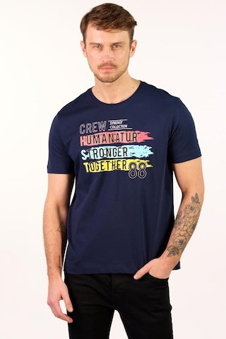 Arma Erkek Büyük Beden Bisiklet Yaka Tişört Y22374868101 Lacivert