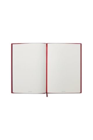 Confetti Kırmızı Sert Kapak Düz Çizgisiz Ajanda Defter