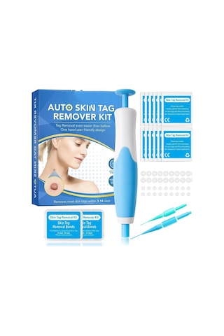 Vkemall Hızlı Ve Etkili Siğil Ve Et Beni Temizleme Seti - 2 Başlık + 40 Lastik Bant 112 Karakter