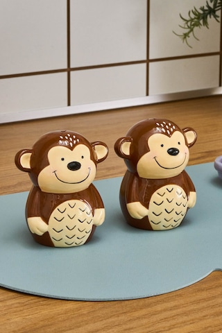 Karaca Monkey Tuzluk Ve Biberlik Kahverengi Kahverengi