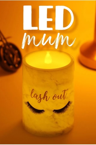 3 Lü Kirpik Led Mum Bardak Tipi Pilli Dumansız Alevli Dekoratif Yapay Mum Işıldak Dekor Lambası 10 Cm Beyaz