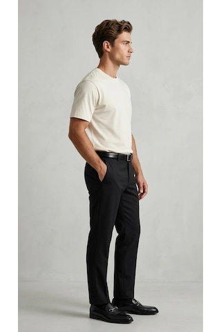 Lenasso Soft Touch Basic Erkek T-shirt Ekru