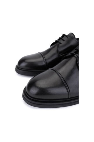 Giampiero Nicola Erkek Hakiki Deri Siyah Casual Ayakkabı 664 46501 Erk Ayk Sk25-26 Nero Siyah