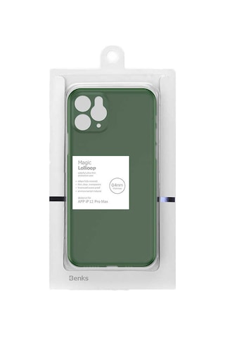 Benks Apple Uyumlu iPhone 12 Pro Max Kılıf Slim Fit Mat PP Benks Lollipop Protective Kapak ZORE-218590