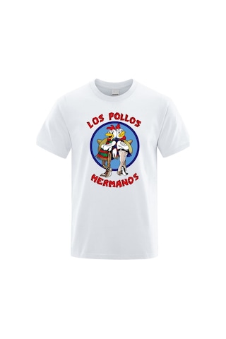 Noıssey Kırmızı Etiket Gala Los Pollos Hermanos T-shirts 17454 Beyaz Noıssey Kırmızı Etiket Gala Los Pollos Hermanos T-shirts 17454 Beyaz