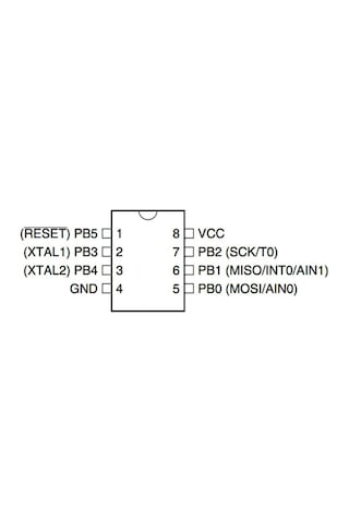 Attiny12l-4su Smd 8-bit 4mhz Mikrodenetleyici Soıc-8