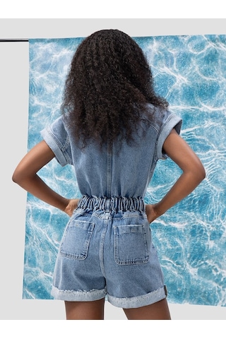 LOFT Regular Fit Kadın Tulum Lf2032609 Q1.v1 Denim