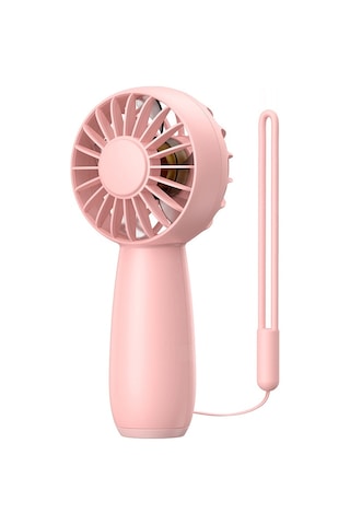 Usb Dış Mekan Mini El Fırçasız Motor Fanı, Stil: 1500mah Pembe