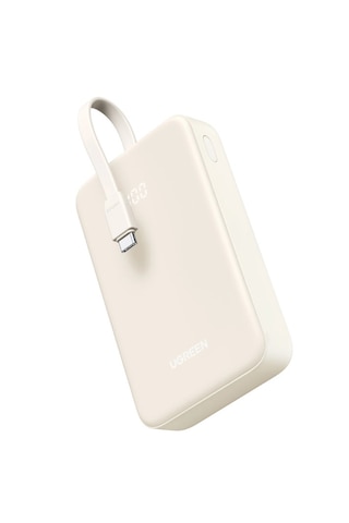 Ugreen 35340 20.000 mAh PD 20 W Kablolu Hızlı Şarj Powerbank Bej