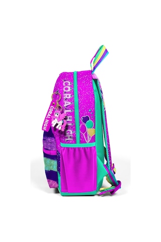 Minik Yuva Sırt Çantası Pembe Su Yeşili Unicorn Desenli İki Bölmeli 23558