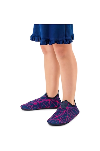 Kiko Kids Prizma Havuz Plaj Kız Çocuk Deniz Ayakkabısı 7515 Lacivert - Fuşya Lacivert - Fuşya