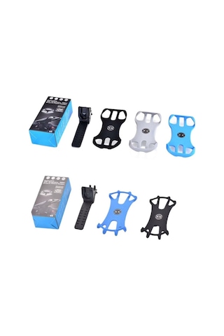 Geeroyoo Motosiklet Ve Bisiklet İçin Çıkartılabilir Siyah Dört Pençe Telefon Tutucu Gps Navigasyon Ve Teslimat Kullanıma Uygun Siyah