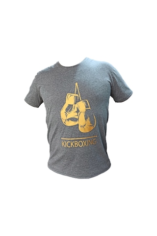Kogam Leon Gloves Kickboxing Tişört Gri