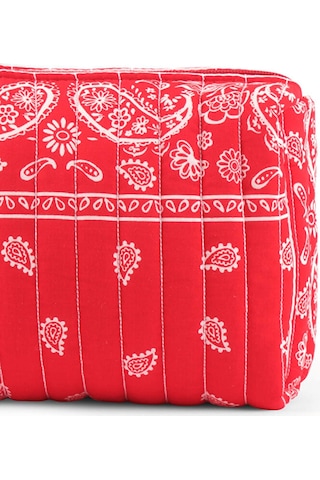 Şal Desen Kozmetik Çantası S26cnt009 Us26cnt00941 Kırmızı