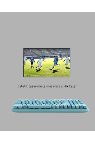 Kablosuz Klavye Mouse Seti 104 Tuşlu, Sessiz Yazım