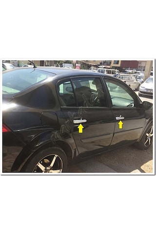 Renault Megane 2 Krom Kapı Kolu 2004-2010 4 Kapı Paslanmaz Çelik