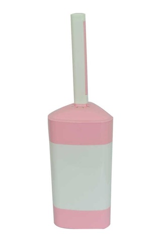 Plastik Elegant Muhafazalı Tuvalet Klozet Fırça Takımı Karışık Renk Zp-150 Çok Renkli