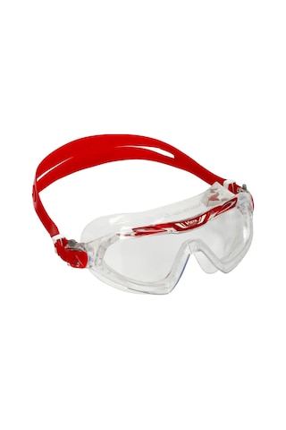 Aquasphere Vista Xp Şeffaf Lens Kırmızı Yüzücü Gözlüğü Beyaz