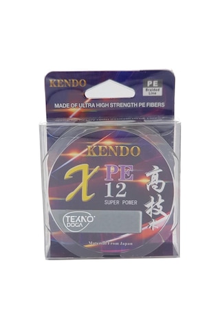 Kendo Dynema 12x 12 Kat %100 PE Örgü İp Misina 250m Japon Yeşil