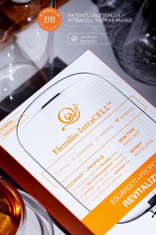 Elensilia Escargot + Propolis Yenileyici Ve Besleyici Yaprak Maske Intracell Propolis Mask