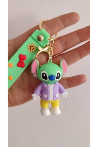 Stitch Silikon Anahtarlık Büyük Boy Çanta Aksesuar