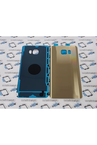 Samsung Uyumlu Galaxy Note 5 Arka Pil Batarya Kapağı (Cam) (146573581)