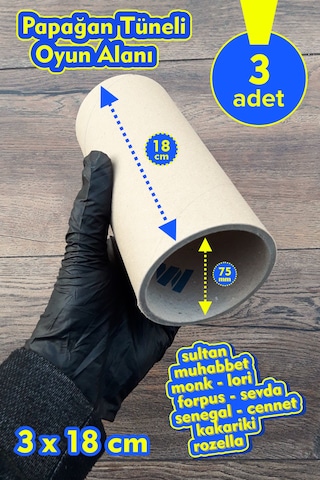 Vixpet Venty 3'lü Papağan Tünel Serisi ile Papağanına Macera Sun! Keşfet, Saklan, Eğlen Hepsi Bir Arada