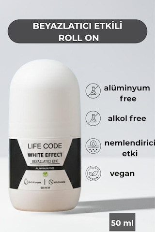 Alüminyumsuz Beyazlatıcı Etkili Roll On 50 Ml Hugo Skin Care