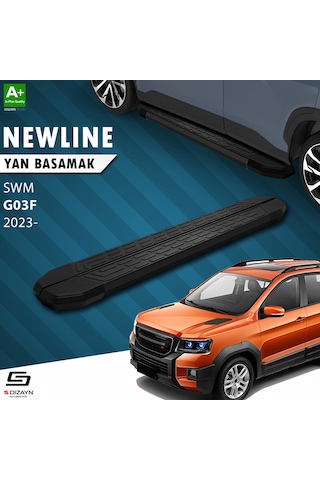 S-dizayn Swm G03f Newline Siyah Yan Basamak 193 Cm 2023 Üzeri A+ Kalite