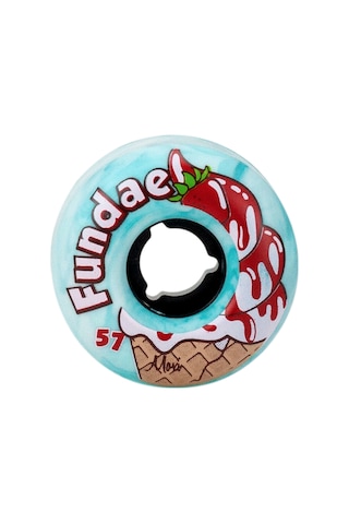Moxi Fundae Creme De Menthe Quad Paten Tekerleği 57 Mm-Mint Çok Renkli
