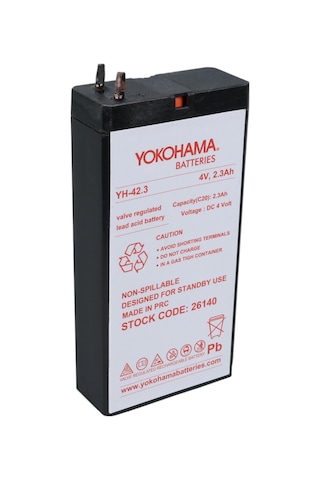 Ayt Yokohama Yh-42.3 4 Volt 2.3 Amper Akü 49x96x22 Mm Yeni Tarihli Taze Akü