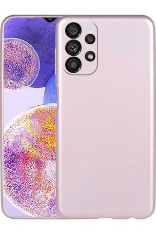Zore Galaxy Uyumlu A23 Kılıf Premier Silikon Kapak - Kırmızı Kirmizi