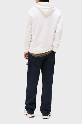 Tommy Jeans Erkek Sweat Dm0dm22113 Ybl Beyaz Beyaz
