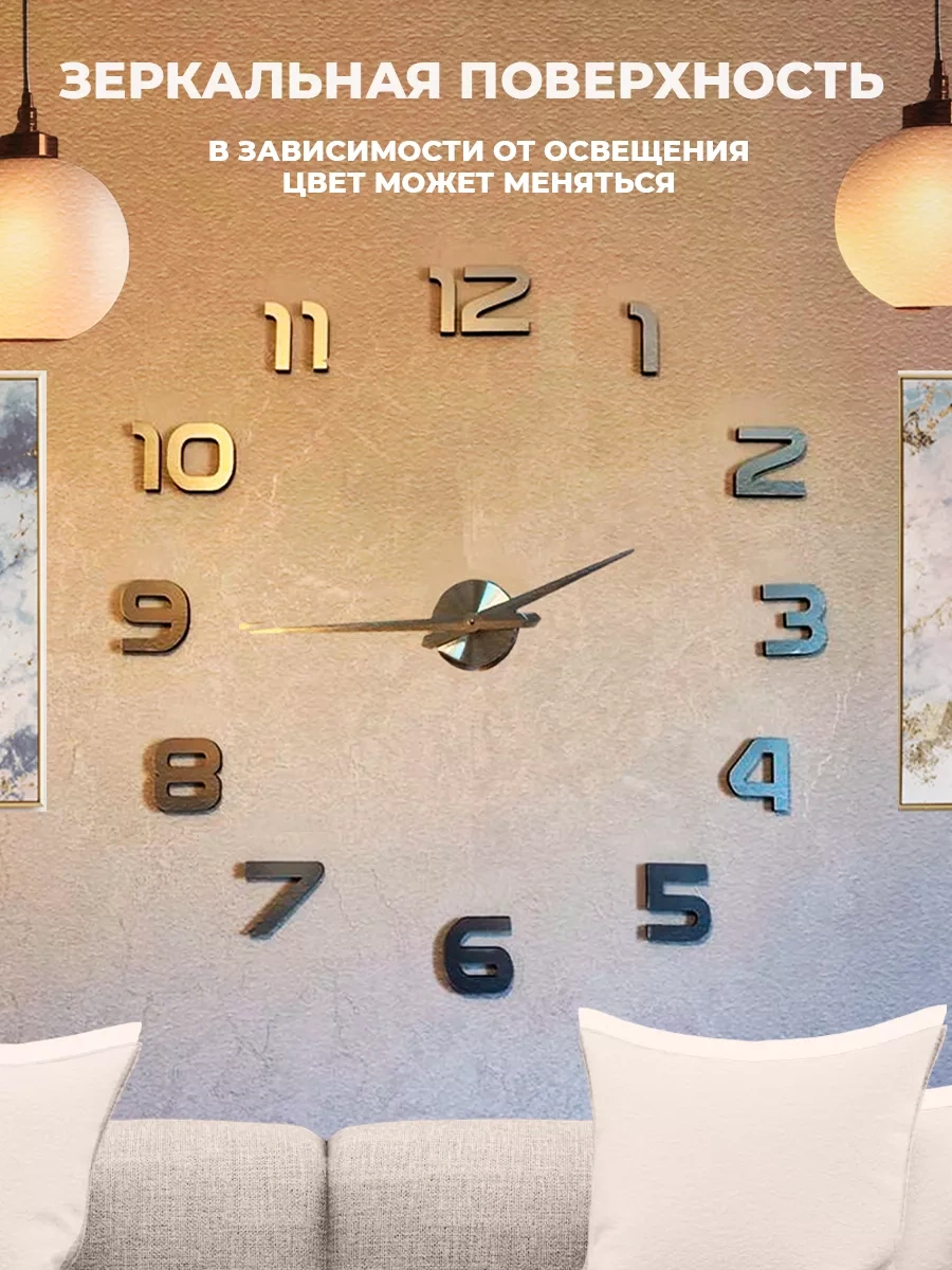 Casy Market Mutfak İçin Dekoratif Büyük Rakamlı 3b Duvar Saati 171156919 Gri