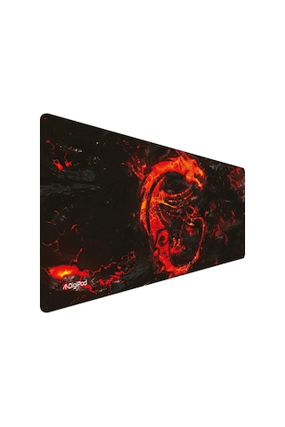 Digipod Gaming Oyuncu Mousepad 90x40 Xxl Kaymaz Taban Kızıl Ejderha 4mm Kalınlık