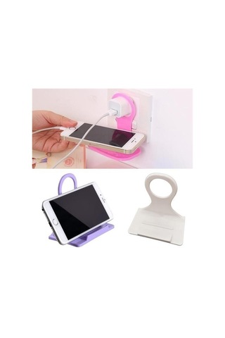 9046838891824 - Buffer Universal Mobil Şarj Priz Askısı Ve Telefon Tablet Tutucu Stand