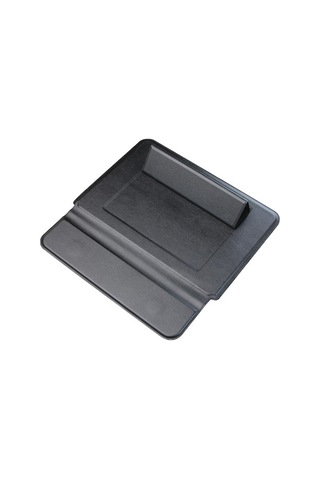 Xindoker 13.3 İnç Macbook Uyumlu İçin Ultra İnce Siyah Dizüstü Bilgisayar Stantlı Pudra Çantası Siyah