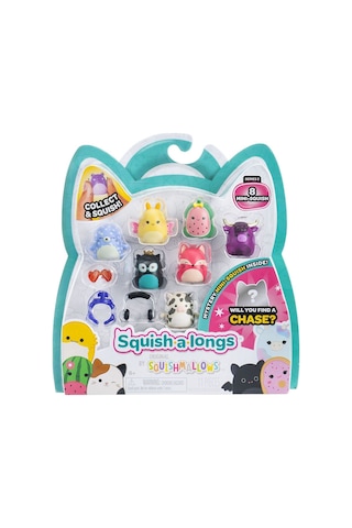 Squishmallows Squish-a-longs 8 Figür + Yüzük Set Seri 2 Al0084