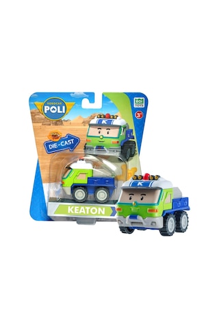 Roı Toys Robocar Poli Metal Araç Karakter Figürler - Keaton 83418 Diğer