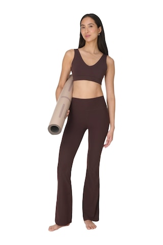 Sweaty Betty Glow Flex Rıb 32 Flare Trouse 5524 Kahve
